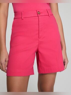 SPANX SPANXsupersmooth™ Stretch Twill in Hot Pink Hibiscus size Large pockets